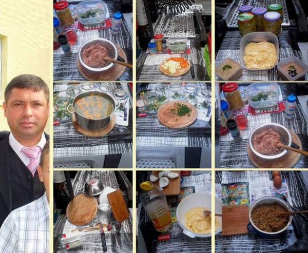 Ce Masterchef, ce Hell's Kitchen... Uite cum gateste un sofer roman de TIR intr-o parcare din Luxemburg!